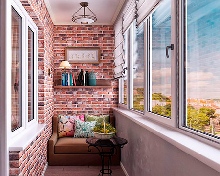 Отделка балконов