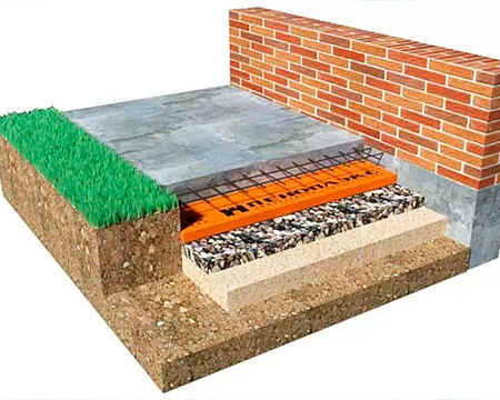 Монтаж отмостки